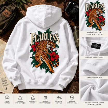 FEARLESS TIGER | HEAVYWEIGHT UNISEX HOODIE